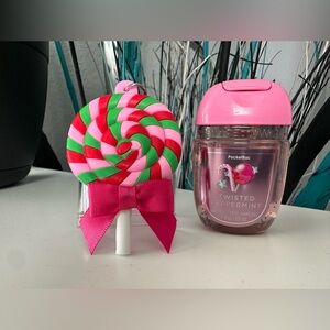 Bath & Body Works Peppermint PocketBac & Twisted Peppermint Hand Sanitizer